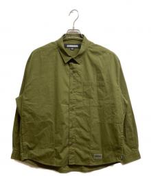 NEIGHBORHOOD（ネイバーフッド）の古着「PLAIN SHIRT LS」｜カーキ
