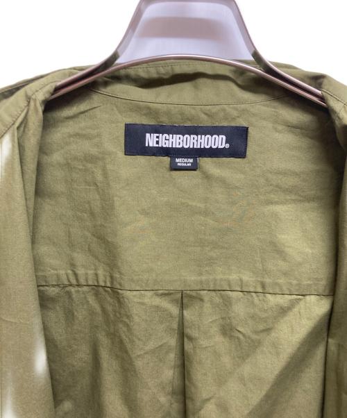 NEIGHBORHOOD（ネイバーフッド）NEIGHBORHOOD (ネイバーフッド) PLAIN SHIRT LS カーキ サイズ:Mの古着・服飾アイテム