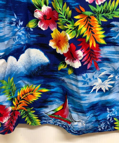 POLO RALPH LAUREN（ポロ・ラルフローレン）POLO RALPH LAUREN (ポロ・ラルフローレン) アロハシャツ ブルー サイズ:Lの古着・服飾アイテム