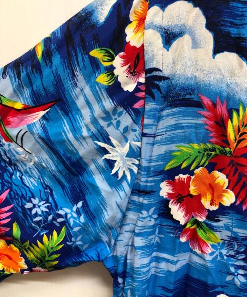 POLO RALPH LAUREN（ポロ・ラルフローレン）POLO RALPH LAUREN (ポロ・ラルフローレン) アロハシャツ ブルー サイズ:Lの古着・服飾アイテム