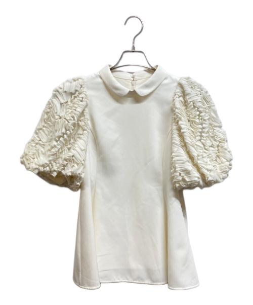 CELFORD（セルフォード）CELFORD (セルフォード) 襟付きデザインブラウス アイボリー サイズ:38 未使用品の古着・服飾アイテム