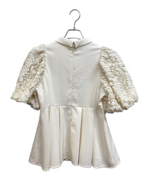 CELFORD（セルフォード）CELFORD (セルフォード) 襟付きデザインブラウス アイボリー サイズ:38 未使用品の古着・服飾アイテム
