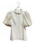 CELFORD（セルフォード）の古着「襟付きデザインブラウス」｜アイボリー