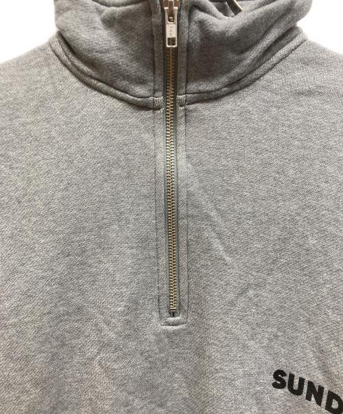 journal standard luxe（ジャーナルスタンダード ラックス）journal standard luxe (ジャーナルスタンダード ラックス) SUNDAYスウェットハーフZip グレー サイズ:FREEの古着・服飾アイテム