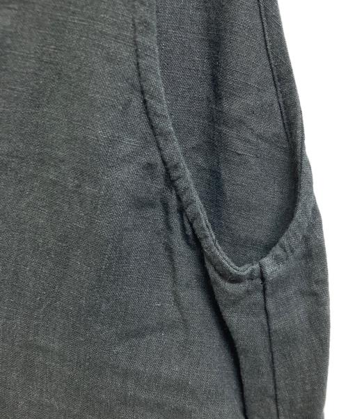 journal standard luxe（ジャーナルスタンダード ラックス）JOURNAL STANDARD LUXE (ジャーナルスタンダード ラックス) リネンワッシャー Vネックノースリーブワンピース ブラック サイズ:-の古着・服飾アイテム