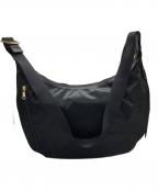 RUSSET the clouds nylonラシット）の古着「ラウンドナイロンショルダーバッグ」｜ブラック