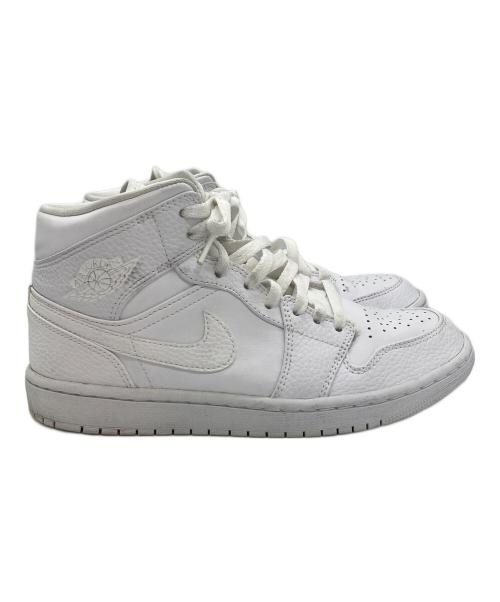 NIKE（ナイキ）NIKE (ナイキ) AIR JORDAN 1 MID ホワイト サイズ:US7.5の古着・服飾アイテム