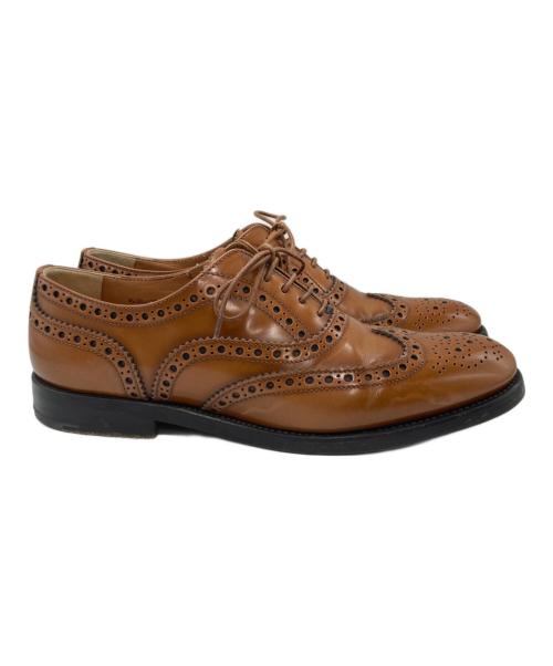 Church’s（チャーチ）Church’s (チャーチ) ウィングチップレザーシューズ ブラウン サイズ:37の古着・服飾アイテム