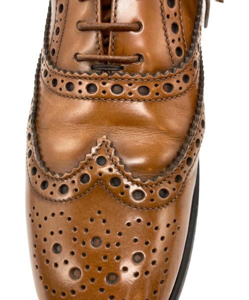 Church’s（チャーチ）Church’s (チャーチ) ウィングチップレザーシューズ ブラウン サイズ:37の古着・服飾アイテム