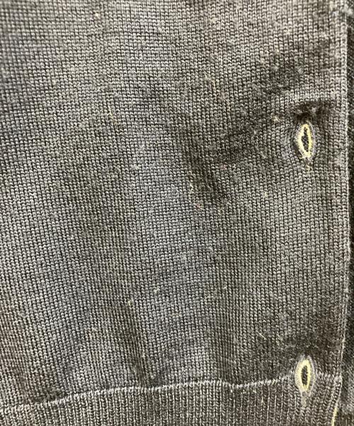 maison kitsune（メゾンキツネ）maison kitsune (メゾンキツネ) 丸首カーディガン ネイビー サイズ:Sの古着・服飾アイテム