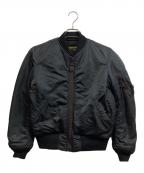 AVIREXアヴィレックス）の古着「MA-1 フライトジャケット」｜ブラック