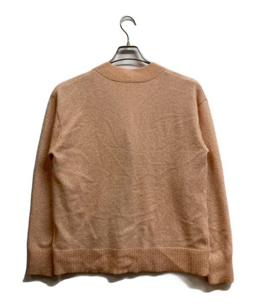 Diagram（ダイアグラム）Diagram (ダイアグラム) フィルムヤーンニットカーディガン ピンク サイズ:36の古着・服飾アイテム