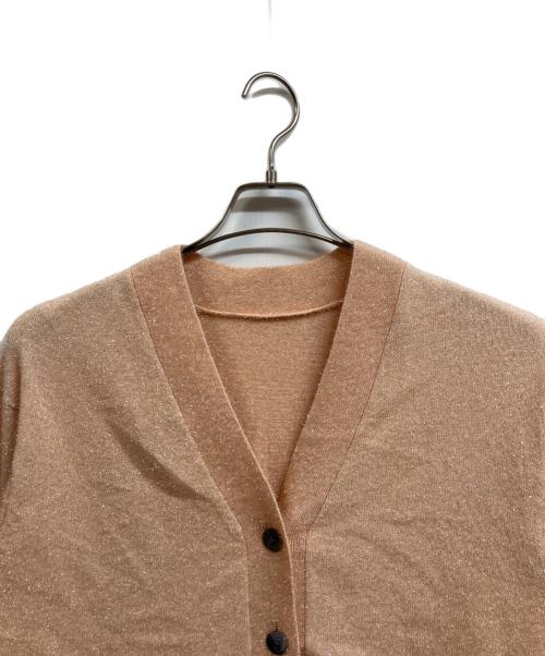 Diagram（ダイアグラム）Diagram (ダイアグラム) フィルムヤーンニットカーディガン ピンク サイズ:36の古着・服飾アイテム