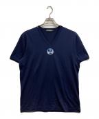 DOLCE & GABBANAドルチェ＆ガッバーナ）の古着「VネックTシャツ」｜ネイビー