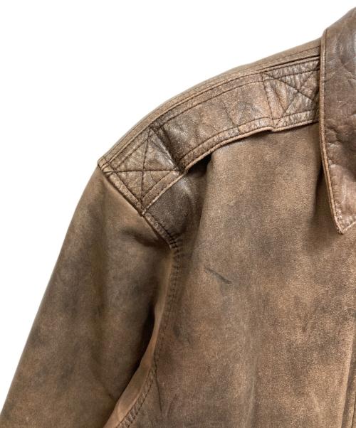 G-III（ジースリー）G-III (ジースリー) レザージャケット ブラウン サイズ:Sの古着・服飾アイテム