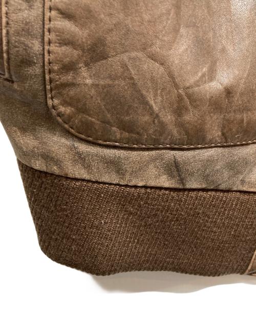 G-III（ジースリー）G-III (ジースリー) レザージャケット ブラウン サイズ:Sの古着・服飾アイテム