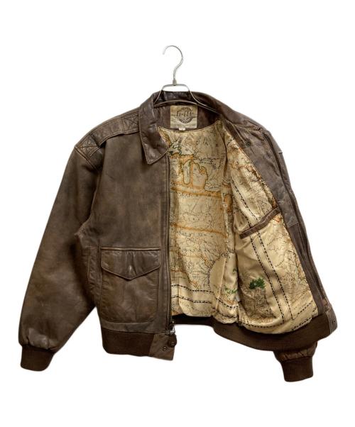 G-III（ジースリー）G-III (ジースリー) レザージャケット ブラウン サイズ:Sの古着・服飾アイテム