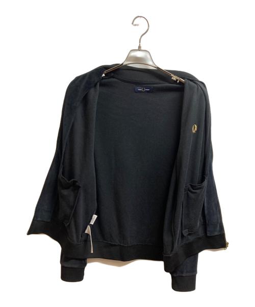 FRED PERRY（フレッドペリー）FRED PERRY (フレッドペリー) ベロアボンバージャケット ブラック サイズ:Mの古着・服飾アイテム