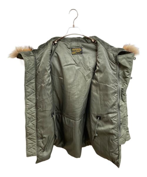 HOUSTON（ヒューストン）HOUSTON (ヒューストン) N-3Bフライトジャケット カーキ サイズ:XLの古着・服飾アイテム