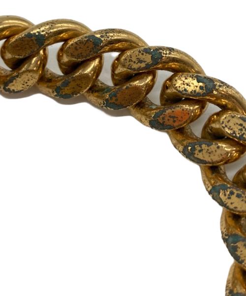 VERSACE（ヴェルサーチェ）VERSACE (ヴェルサーチェ) グレカ チェーン ブレスレット ゴールドの古着・服飾アイテム