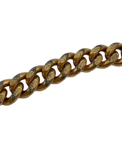 VERSACE（ヴェルサーチェ）VERSACE (ヴェルサーチェ) グレカ チェーン ブレスレット ゴールドの古着・服飾アイテム