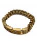 VERSACE (ヴェルサーチェ) グレカ チェーン ブレスレット ゴールド：25000円