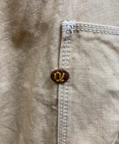 45R（フォーティファイブ・アール）45R (フォーティファイブ・アール) 麦サテンのエプロンドレス ベージュ サイズ:不明の古着・服飾アイテム