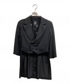 LIMI feuリミフゥ）の古着「変形ジャケット」｜ブラック