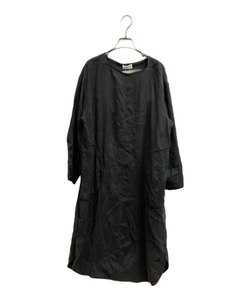 MOGA（モガ）MOGA (モガ) キュプラフィブリルサックワンピース ブラック サイズ:2の古着・服飾アイテム