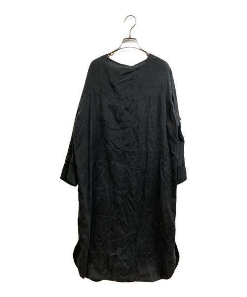 MOGA（モガ）MOGA (モガ) キュプラフィブリルサックワンピース ブラック サイズ:2の古着・服飾アイテム