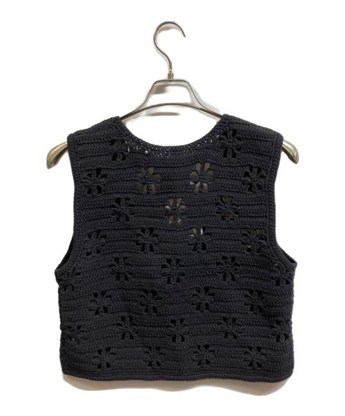 tyn.TGOR（トゴール）tyn.TGOR (トゴール) Hand crochet flower vest グレー サイズ:FREE 未使用品の古着・服飾アイテム
