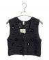 tyn.TGOR（トゴール）の古着「Hand crochet flower vest」｜グレー