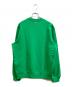 LACOSTE (ラコステ) モノグラムレイヤードオーバルロゴクルーネックスウェット グリーン サイズ:FR5　USL：8000円