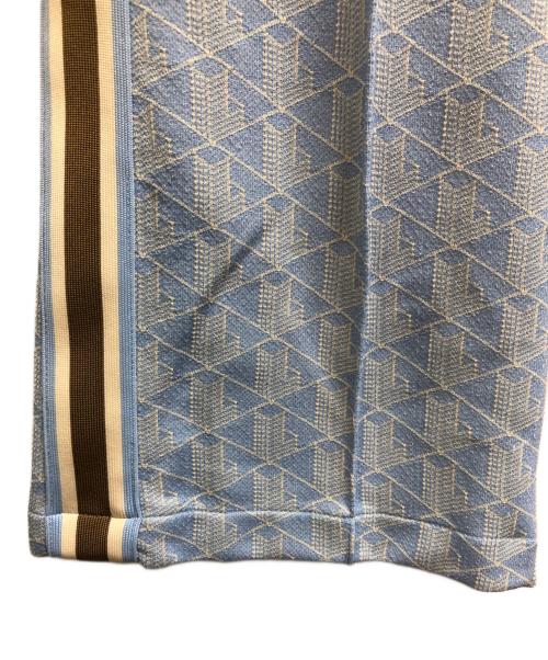 LACOSTE（ラコステ）LACOSTE (ラコステ) モノグラムジャカードトラックパンツ ブルー サイズ:40の古着・服飾アイテム