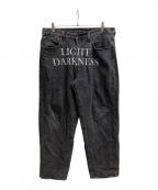 LEVI'S×UNDERCOVERリーバイス×アンダーカバー）の古着「バギージーンズ」｜ブラック