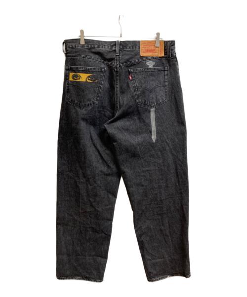 LEVI'S（リーバイス）LEVI'S (リーバイス) UNDERCOVER (アンダーカバー) バギージーンズ ブラック サイズ:W34L32の古着・服飾アイテム
