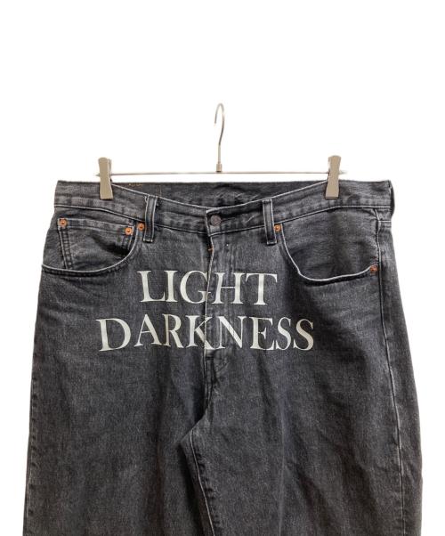 LEVI'S（リーバイス）LEVI'S (リーバイス) UNDERCOVER (アンダーカバー) バギージーンズ ブラック サイズ:W34L32の古着・服飾アイテム