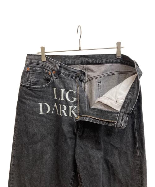 LEVI'S（リーバイス）LEVI'S (リーバイス) UNDERCOVER (アンダーカバー) バギージーンズ ブラック サイズ:W34L32の古着・服飾アイテム