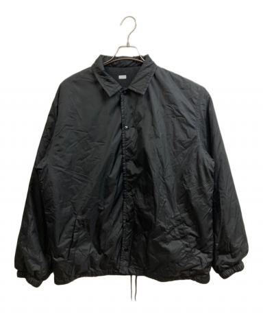 シークエル サイズ:XL  23AW  SQ-23AW-JK-10 ロゴプリントコーチジャケット 中古 BS99 中古・古着通販】SEQUEL (シークエル) COACH JACKET ブラック サイズ