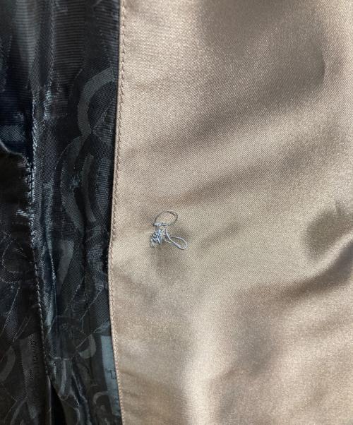 Salvatore Ferragamo（サルヴァトーレ フェラガモ）Salvatore Ferragamo (サルヴァトーレ フェラガモ) シルク混トレンチコート ブラウン サイズ:Мの古着・服飾アイテム