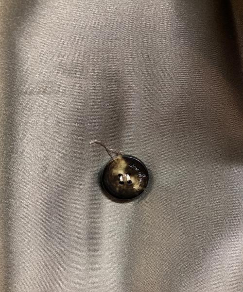 Salvatore Ferragamo（サルヴァトーレ フェラガモ）Salvatore Ferragamo (サルヴァトーレ フェラガモ) シルク混トレンチコート ブラウン サイズ:Мの古着・服飾アイテム