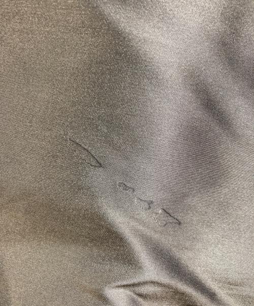 Salvatore Ferragamo（サルヴァトーレ フェラガモ）Salvatore Ferragamo (サルヴァトーレ フェラガモ) シルク混トレンチコート ブラウン サイズ:Мの古着・服飾アイテム