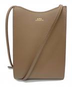 A.P.C.アーペーセー）の古着「ネックポーチ ショルダーバッグ」｜ブラウン