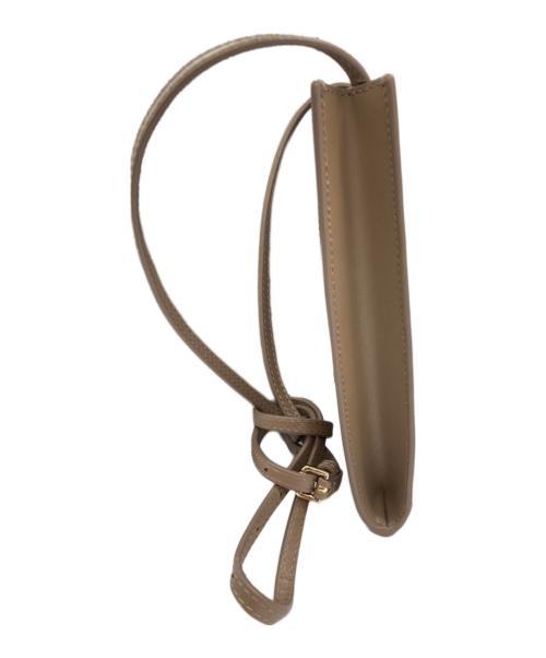 A.P.C.（アーペーセー）A.P.C. (アーペーセー) ネックポーチ ショルダーバッグ ブラウンの古着・服飾アイテム