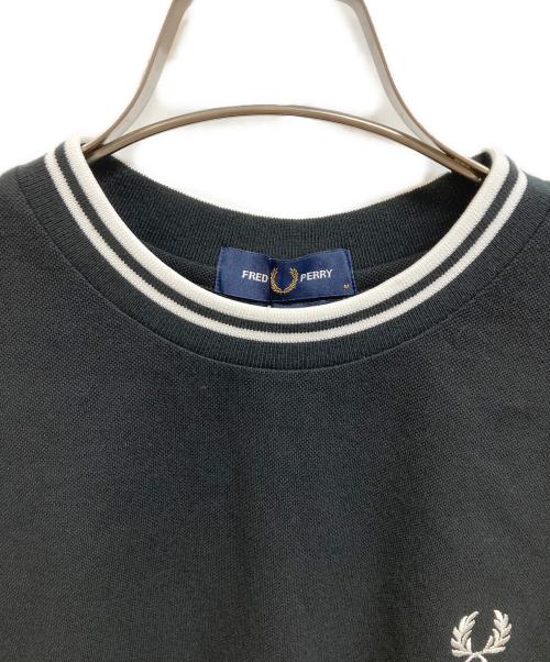 FRED PERRY（フレッドペリー）FRED PERRY (フレッドペリー) BEAMS (ビームス) 別注オーバーサイズピケTシャツ ブラック サイズ:M 未使用品の古着・服飾アイテム