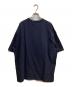 FRED PERRY (フレッドペリー) BEAMS (ビームス) 別注オーバーサイズピケTシャツ ネイビー サイズ:M 未使用品：8000円