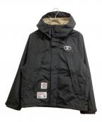 Aape BY A BATHING APEエーエイプ バイ アベイシングエイプ）の古着「AAPEUNVS moonface logo windbreaker jacket」｜ブラック