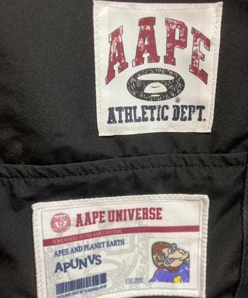Aape BY A BATHING APE（エーエイプ バイ アベイシングエイプ）Aape BY A BATHING APE (エーエイプ バイ アベイシングエイプ) AAPEUNVS moonface logo windbreaker jacket ブラック サイズ:L 未使用品の古着・服飾アイテム