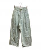 THE RERACSザ リラクス）の古着「ワイドスラックス」｜ブルー