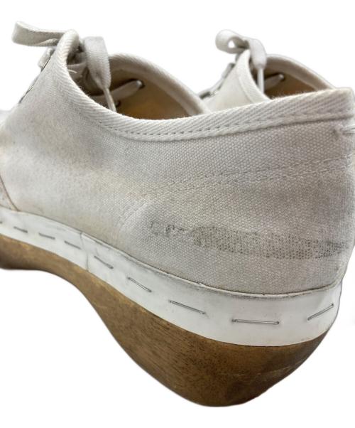 Maison Margiela（メゾンマルジェラ）Maison Margiela (メゾンマルジェラ) 22SS Clog sneaker アイボリー サイズ:41の古着・服飾アイテム